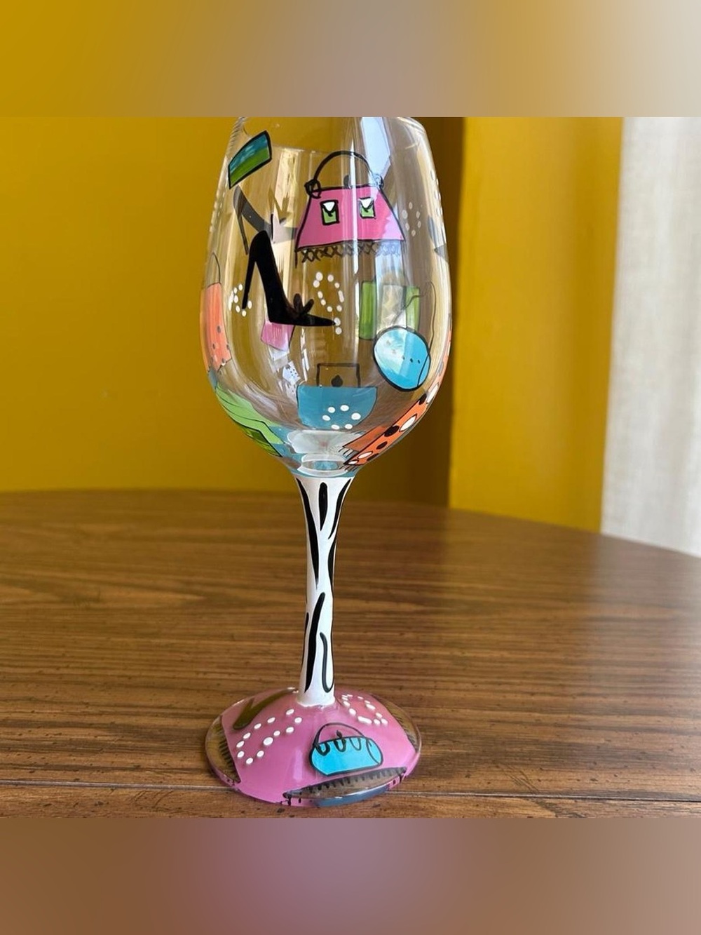 Collectible wine glass